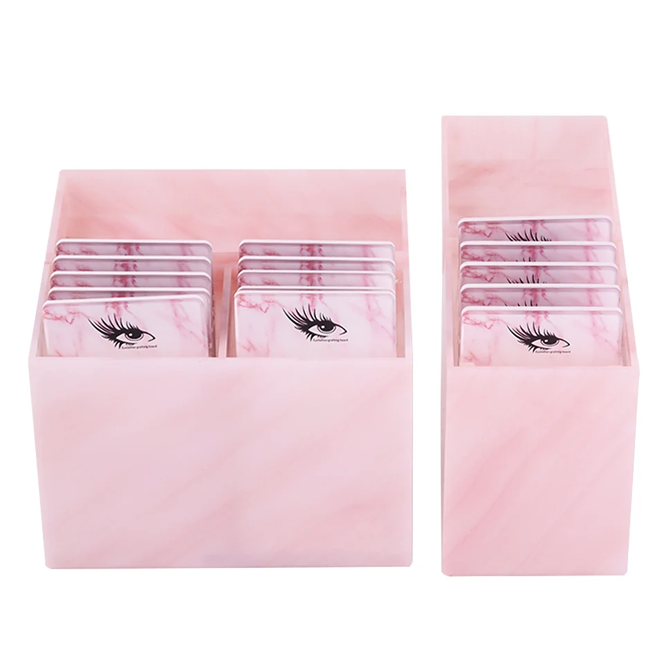 5 Layers Eyelash Extension Storage Box Acrylic Lash Organizer Holder Pallet 4 Colors Eyelash Lashes Holder Grafting Makeup Tools