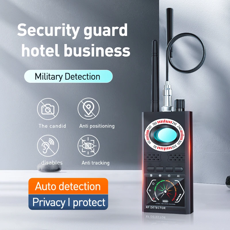 Multi-function K68S Anti Theft Detector GPS Scanning Detection Instrument RF Tracker Wireless Camera Lens Device Finder