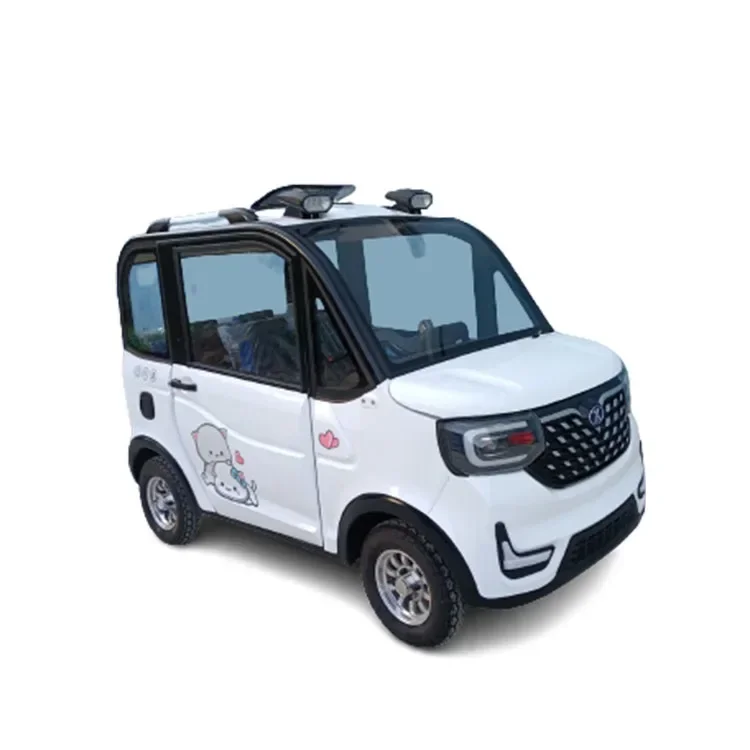 

Factory customization cheap price Enclosed small electric car 2 doors 4 wheel with handle bar