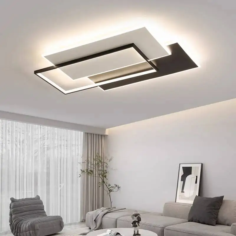 غرفة المعيشة ضوء السقف الحديثة بسيطة الغلاف الجوي الحد الأدنى فائقة السطوع LED الضوء الرئيسي، 2025 غرفة نوم جديدة ودراسة Lig
