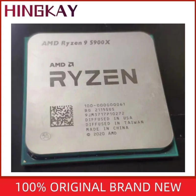 1PCS/LOT 100% NEW Ryzen 9 5900X NEW R9 5900X 3.7 GHz Twelve-Core 24-Thread CPU Processor 7NM L3=64M 100-000000061 Socket AM4