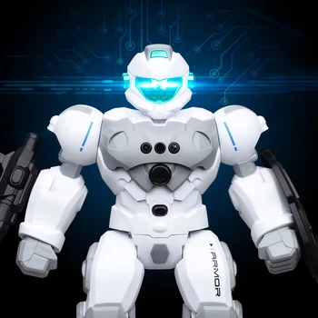 Programmable Robot Toy 2.4G Wireless Remote Control Gesture Sensing Sound and Light Intelligent Robot Model Children's Toy Gift