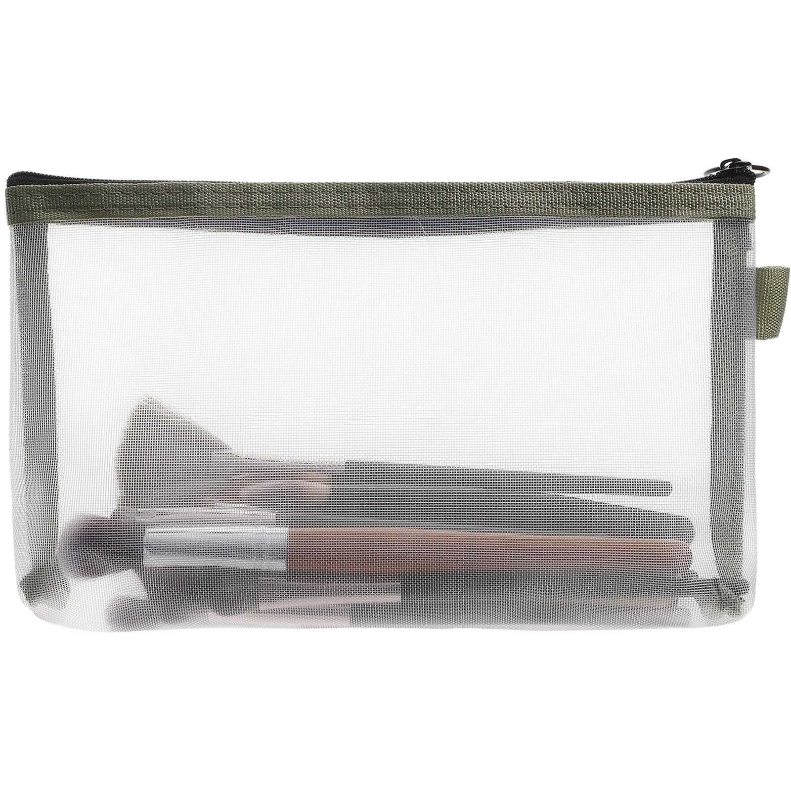 2 Stück Nylon-Make-up-Tasche, Netztasche, Reise-Kulturbeutel, Organizer, kleine Aufbewahrungstasche für Kosmetik, Lippenstift, Zahnbürste