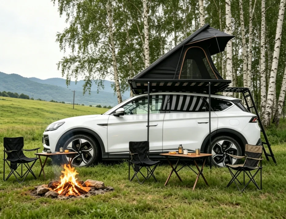 Tenda Atap Mobil Segitiga untu - Outdoor Camping Tent ulasan dan harga