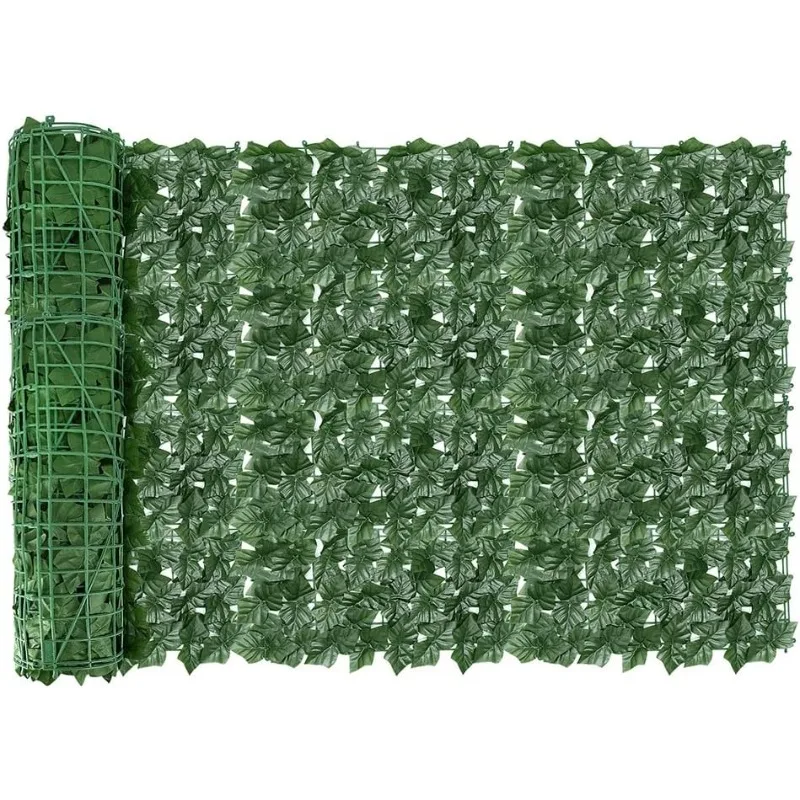 Clôture artificielle en lierre, écran d'intimité pour jardin, balcon, extérieur, treillis artificiel