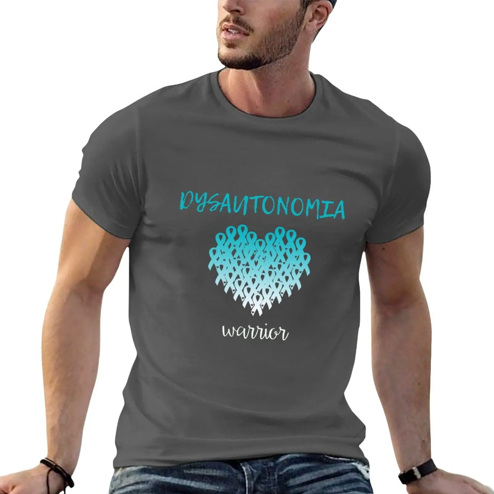 New Dysautonomia Warrior T-Shirt anime tops graphic t shirts mens t shirts casual stylish