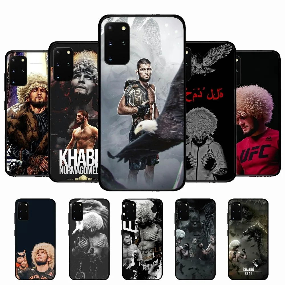 UFC K-Khabib Cool N-Nurmagomedov Phone Case For Samsung S 9 10 20 21 22 23 30 23 24 plus lite Ultra FE S10lite Fundas