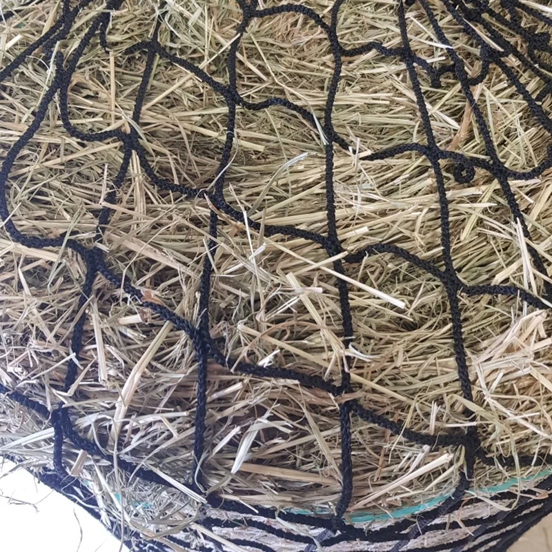 معدات تغذية بطيئة كبيرة مقاس 6 × 6 أقدام من شبكة القش على شكل حصان مستدير