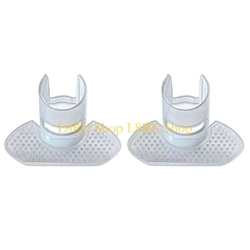 L8RE 2Pcs Floor Scrubber Water Tanks Splash Guard Replacement Parts ABS Texture