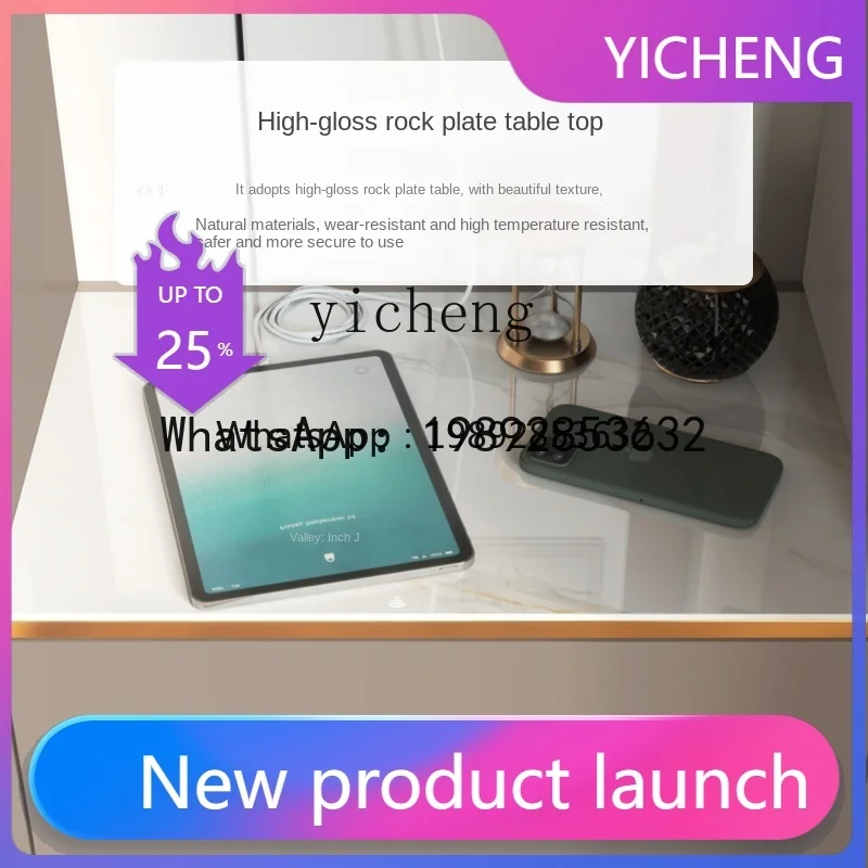 

8gz7 Bedside Table Simple Modern Household Bedroom Small Internet Celebrity Extremely Narrow Bedside Cabinet