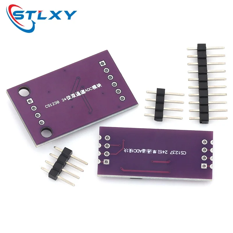 Stlxy CS1237 24-bit ADC Module Onboard TL431 External Reference Chip Single-Channel Weighing Sensing 24bit For Arduino