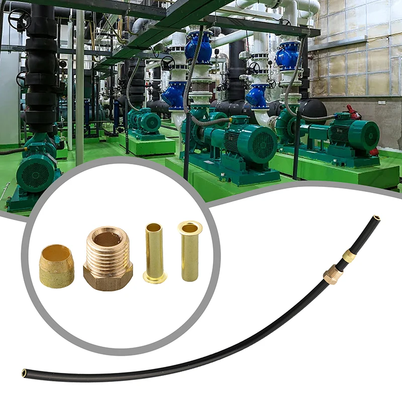Hot! High Pressure Nylon Tube Hose For Air Compressor Copper Accessories Connects Pressure Switch And Check Valve 30cm - view 2