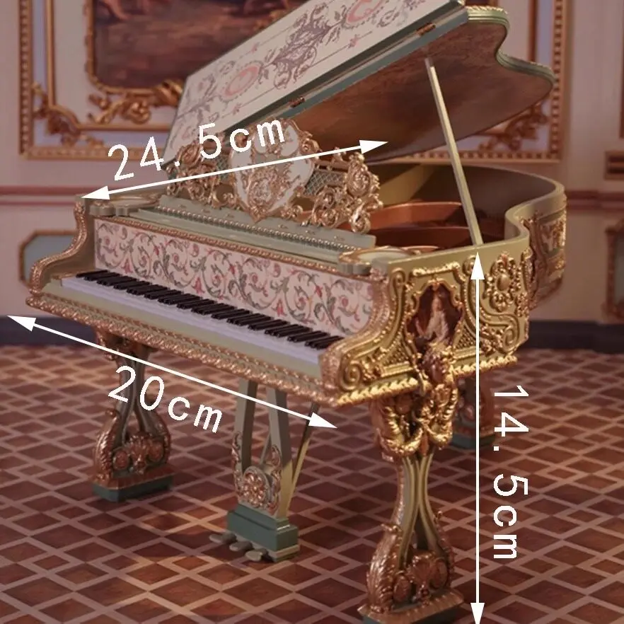 Grand piano mini miniature, for babies