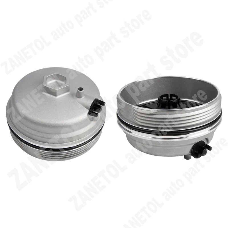 68436815AA (Aluminum) (Full box) ZANETOL Fuel Filter Cap for RAM 1500 3.0L 2020-2023 RAM 2500/3500/4500/5500 6.7L 2019-24 Metal