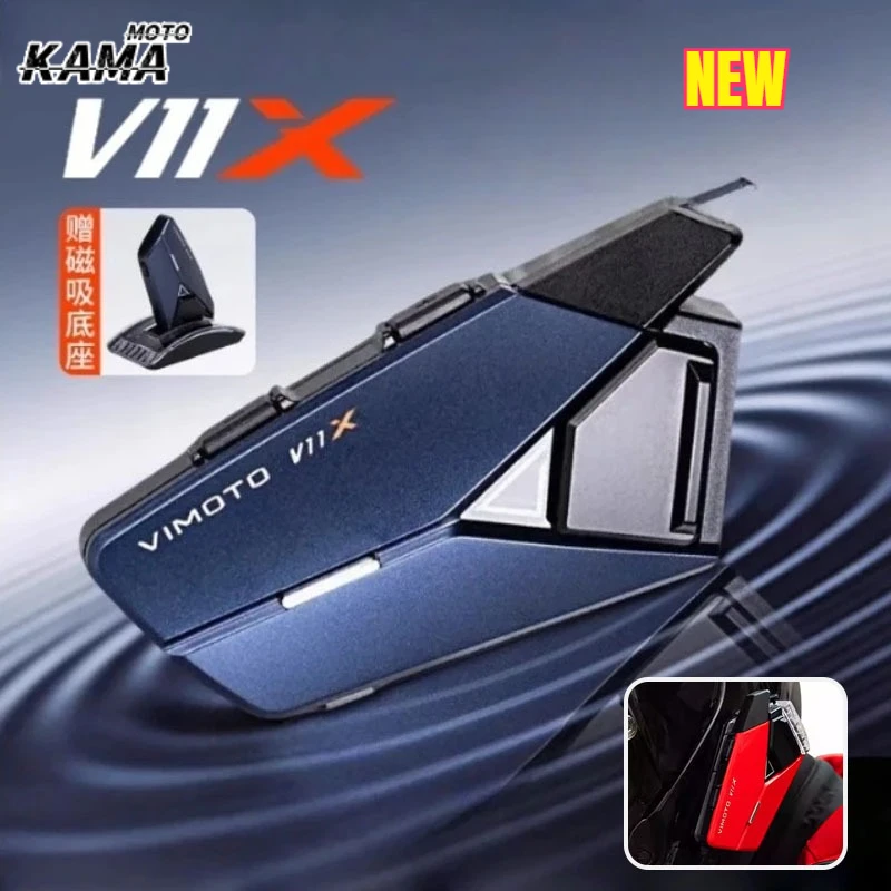 

Vimoto New XR/V11X/V10X Motorcycle Helmet Bluetooth Headset IPX67 Waterproof Noise Reduction Multi-person Call Helmet Interphone
