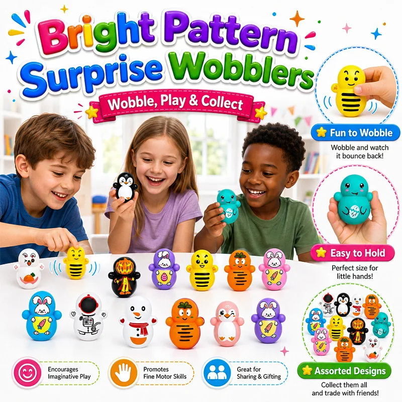 Mini-Roly-Poly-Taumler-Spielzeug, Fidget-Spielzeug, das nie umkippt, Geburtstagsgeschenk für Kinder, Geschenk für Klassenkameraden, Goodie-Bag-Füller – Detail 2