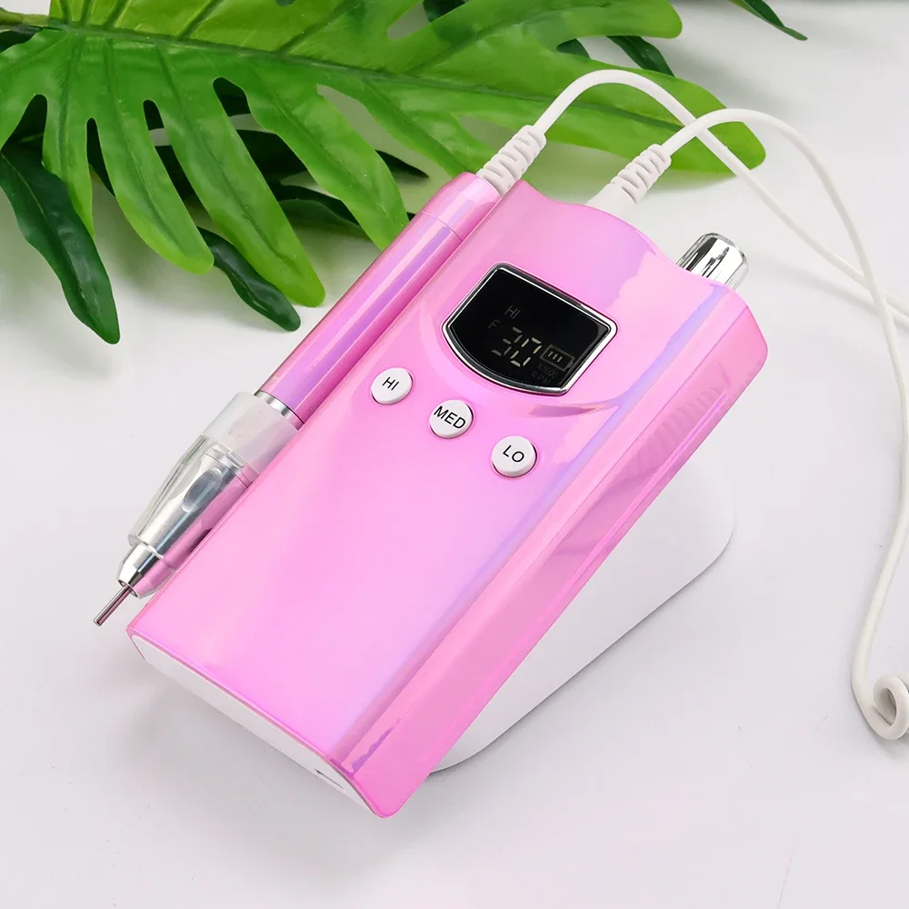 Magneti charging 85W Brushless Portable Rechargeable Nail Drill Machine Electric Nail File drill Art Tools Set