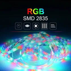 Dc 12V 2835 Rgb Led Strip Neon Licht Waterdicht Led Licht Strip Flexibele Strip Voor Huisdecoratie Warm Wit 1M Licht