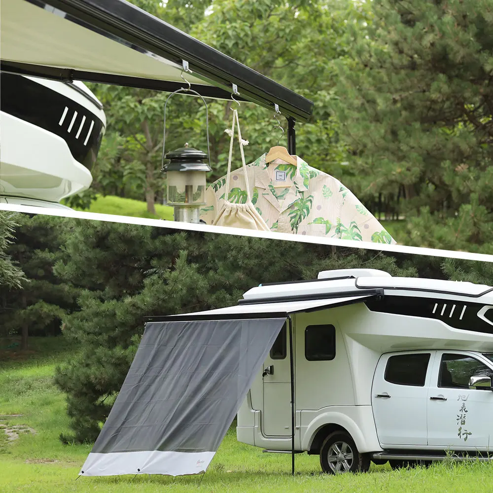 Toldo Eléctrico de Aleación de Aluminio Premium para Autocaravanas, para Campamentos al Aire Libre