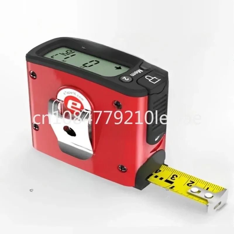 ETape16 Digital 5M Stainless Steel Tape Measure LCD Digital Circumferences Measuring Tape Metric Imperial Switch Measuring Ruler