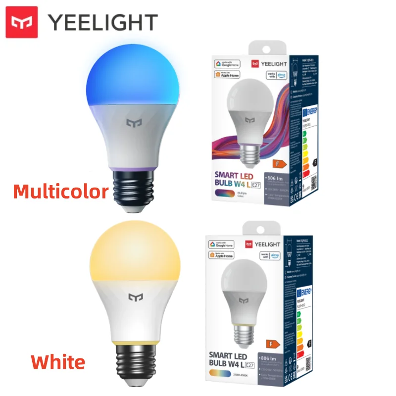 Yeelight Smart LED Bulb W4 lite Multicolor/White E27 WiFi Connection 220-240V Voice Control For Mi Home Apple Homekit Goolge image 4