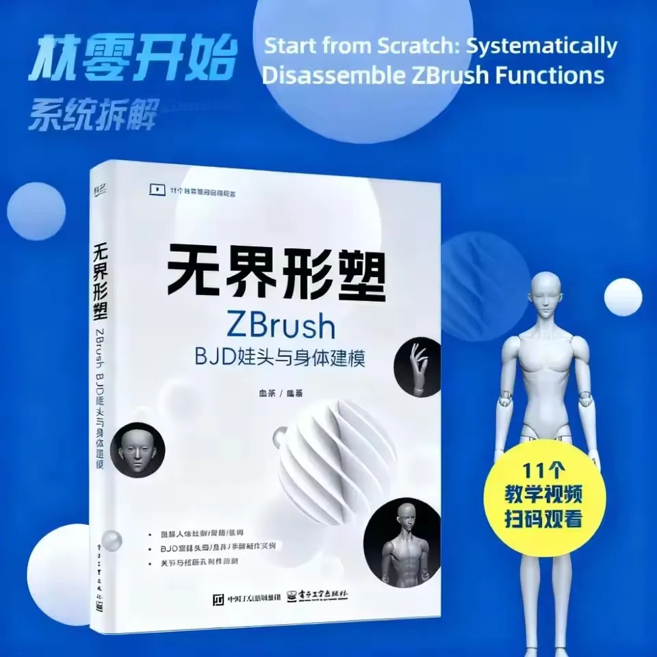 ZBrush BJD Doll Head and Body Modeling Tutorial Master BJD Creation مع دليل خطوة بخطوة للنحت الرقمي