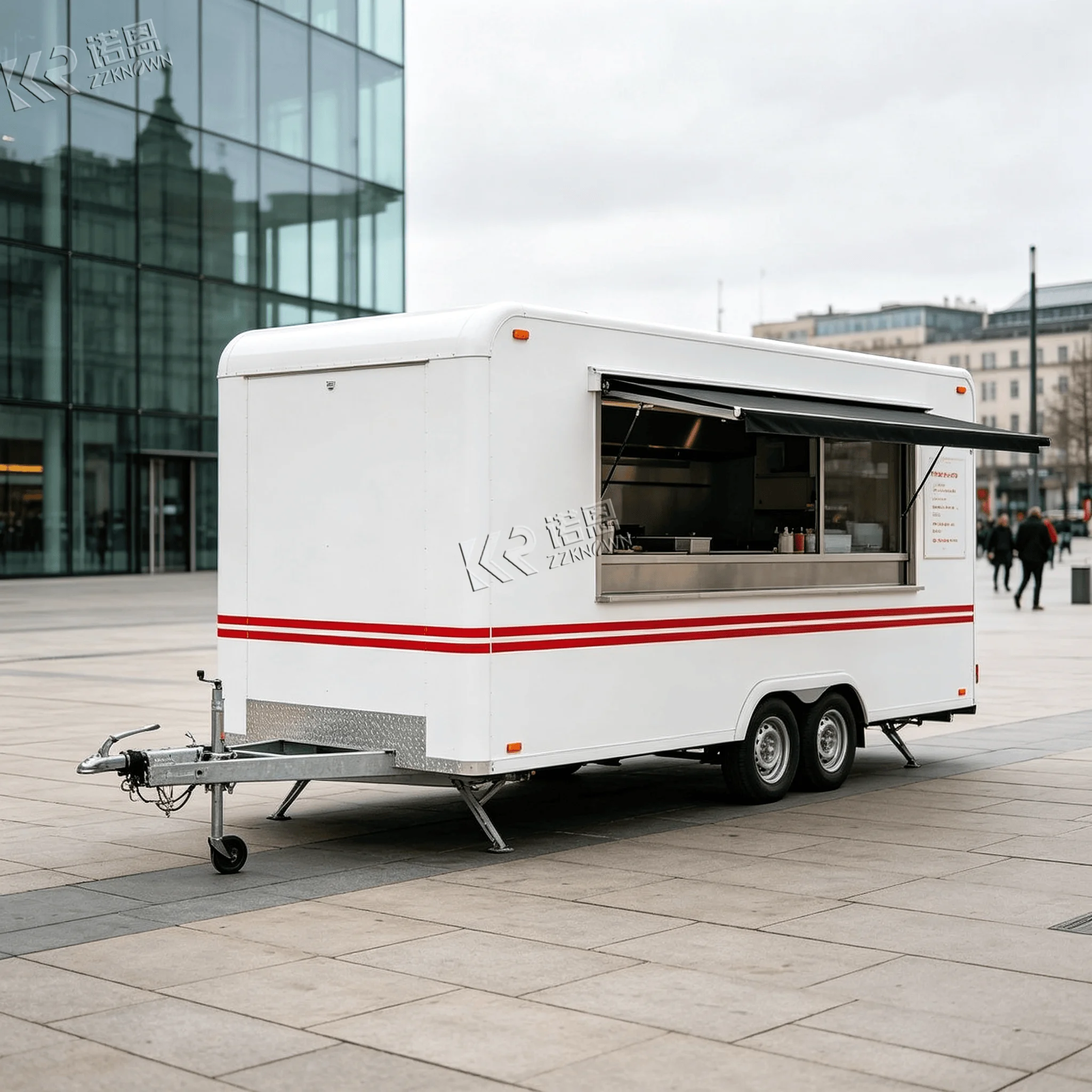 Hot Sales Food Cart Trailer Stainless Steel Food Truck Trailer Commercial Food Truck Mobile Kitchen Food Truck for Business