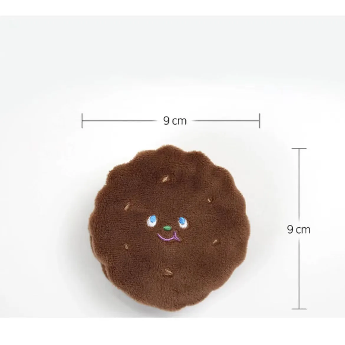 Pet Dog Plush Toys Cookie Biscuit for Chewing Noisy Squeaker Toys Stuffed Cotton Material PT27