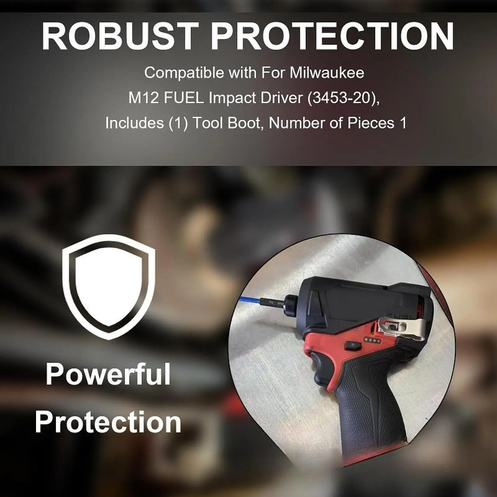

1/4 inch Impact Wrench Protective Boot Power Tool Professional Protective Cover Impact Wrench Case M12 Impact Wrench Cover