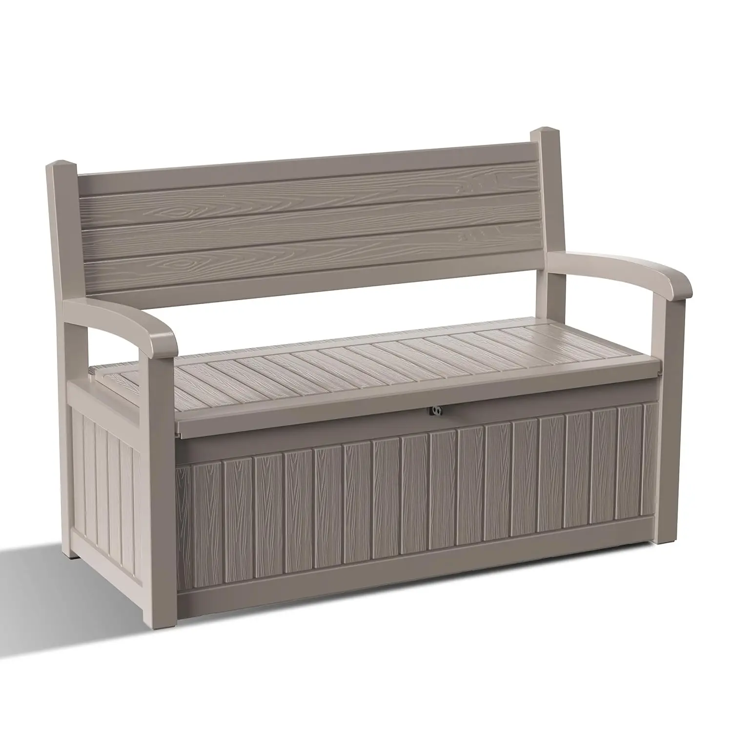 80 Gallon Outdoor Storage Bench Lockable Deck Box Outdoor Storage Box Waterproof for Patio,Garden,and Porch –, Customized