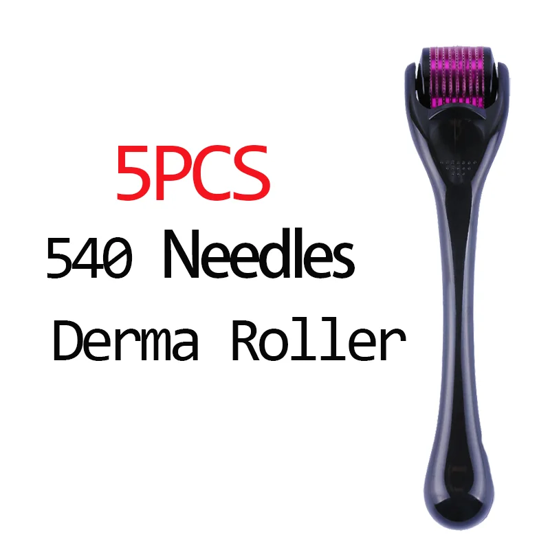 540 Derma Roller Титановая игла для роста волос, лечение против выпадения волос, инструмент для ухода за кожей для мужчин и женщин, бытовой