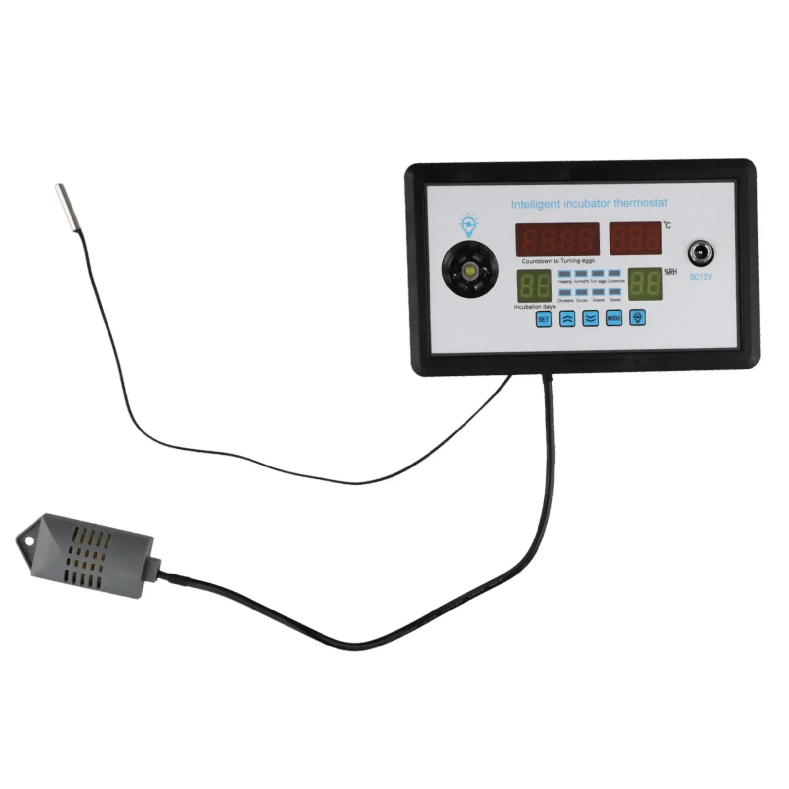 Hermostato Incubatrice Umidità Incubatrice Intelligente Temperatura ZFX-W9002 1 PZ 110 ℃   Uova di pollo, anatra, oca, 12 V