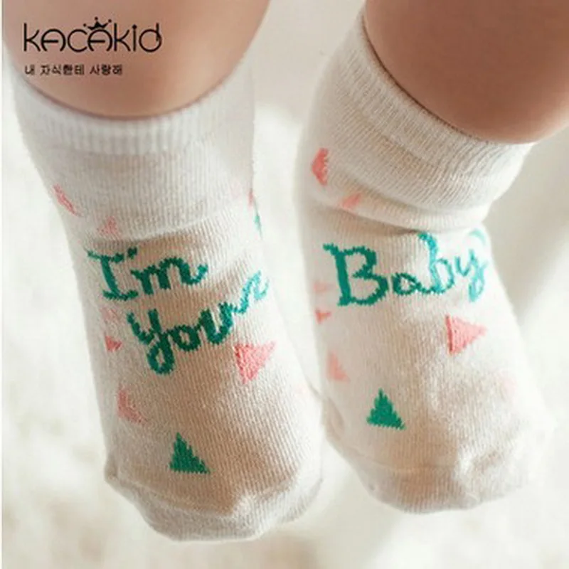 New Arrival Cotton Baby Socks Cute Non-Slip bottom Infant Socks Newborn Socks