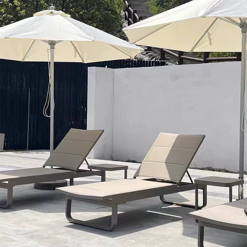 

Luxury Camping Comfy Folding Chair Lounge Reclining Relax Sun Loungers Folding Chair Beach Outdoor Sillas De Playa Furniture