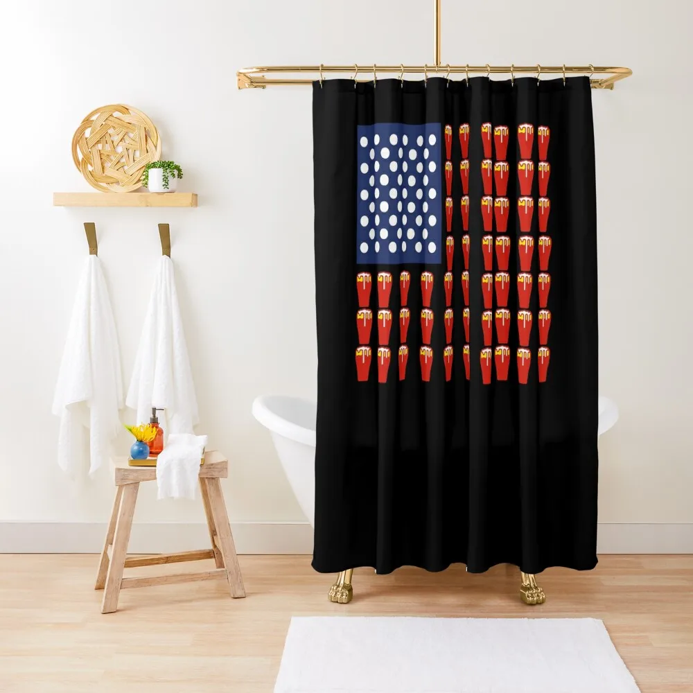 

Beer Pong Championship Beer Champion Beirut Xmas Sweater Jumper BeerPong Ball Template B Shower Curtain