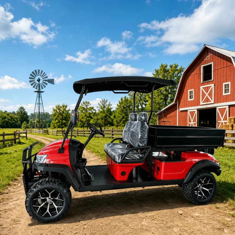 

CE72V Solar-Powered 4WD Golf Cart – Independent Suspension, All-Terrain Performance Built for farms, ranches, resorts, and commu