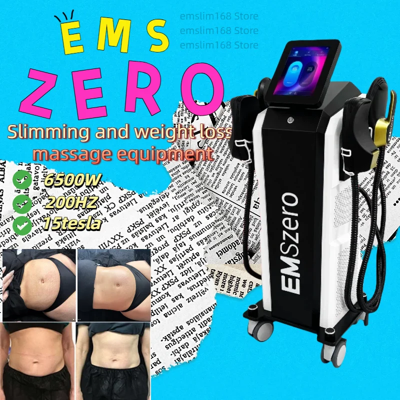 

Professional RF EMSzero Body Shaper Electric EMS Fat Burning Slimming Muscle Stimulator 6500W Neo