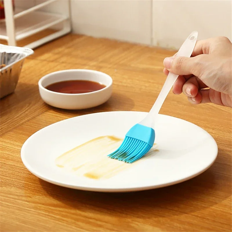 BBQ Oil Brush Basting Barbecue Pastry Turkey Bastet Brush Cooking Kitchen Utensil Silicone Brush