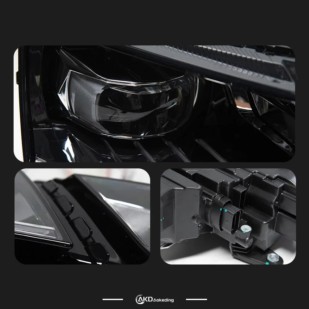 Car For Skoda Octavia 2018-2020 Headlights DRL Hella 12V LED Xenon HID Bulbs Fog Tool Car Accessories Supplies Octavia Head Lamp