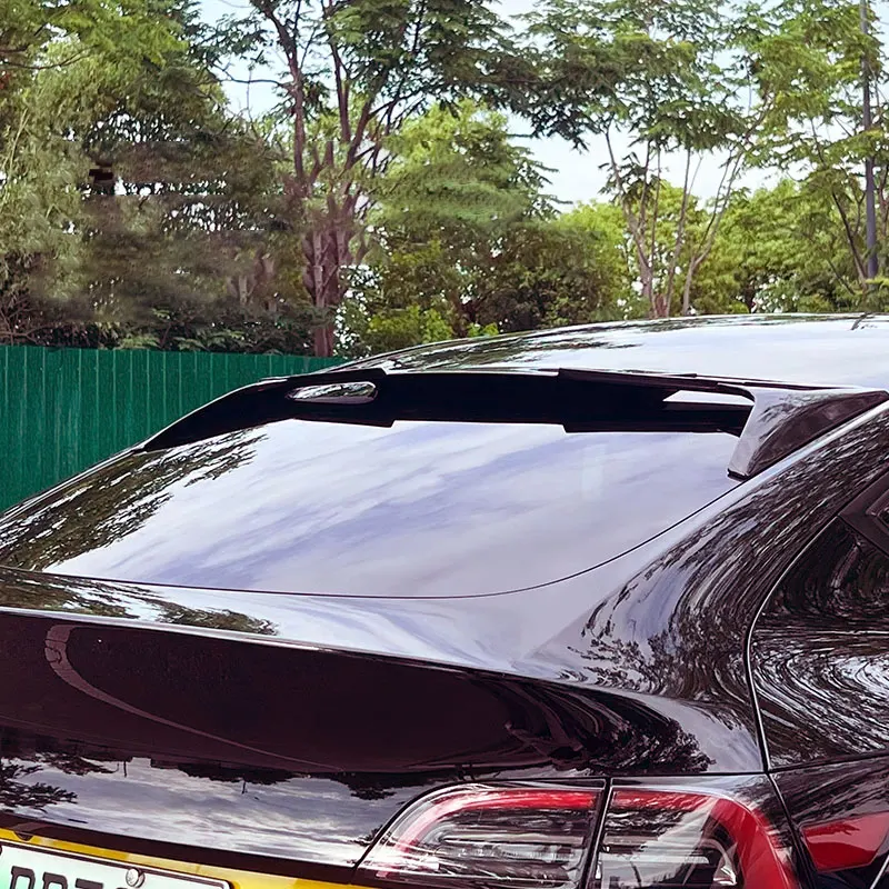 Carbon Paint Spoiler for Tesla Model 3 Y Tail Fin Black Car Roof Wing Decoration Accessories