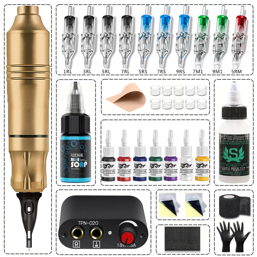 Kit de stylo en or