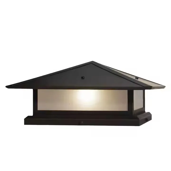 

Outdoor Column Head Lamp IP65 Waterproof Garden Simple Villa Gate Column LED Bollard Light