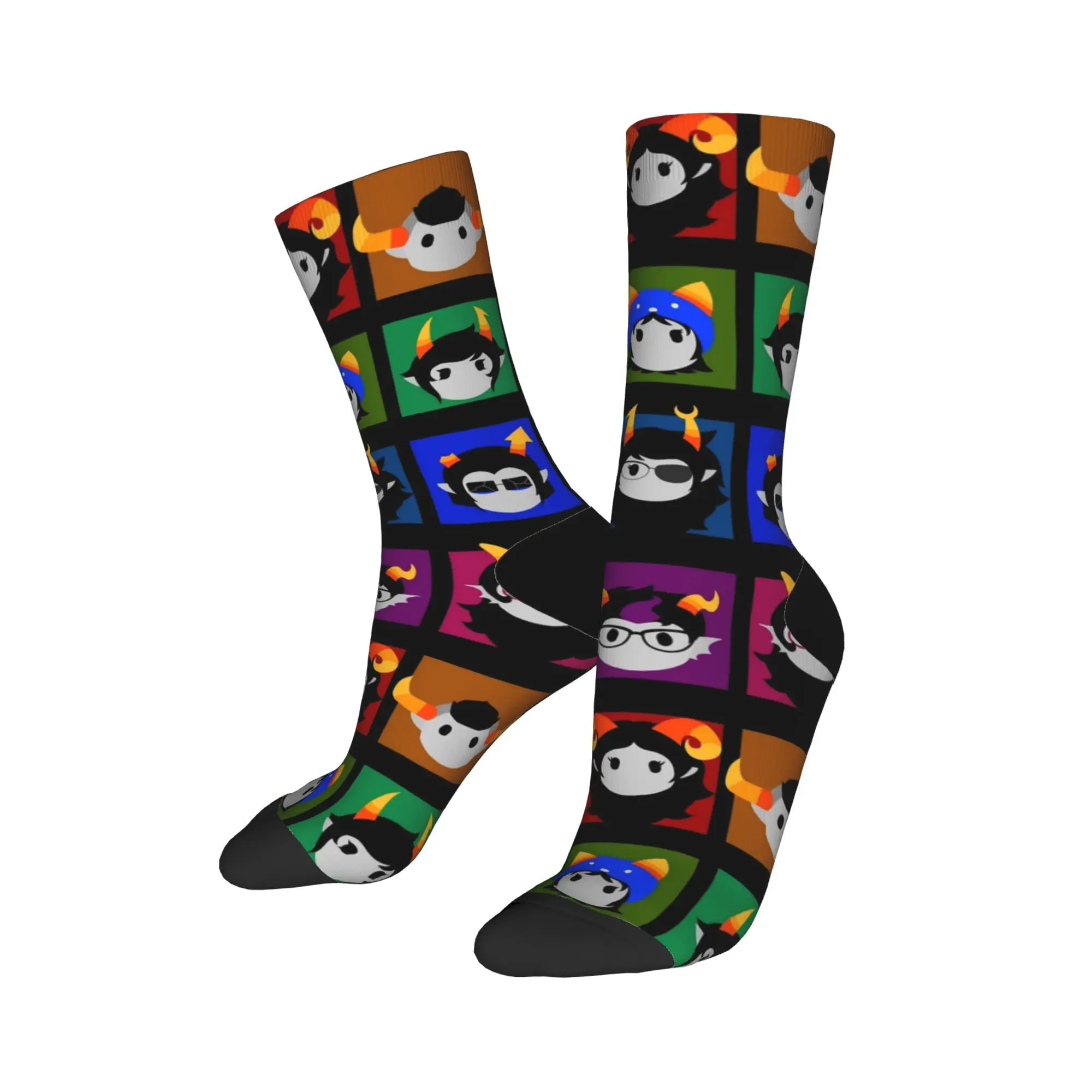 

Homestucks Karkat Vantas Socks Chibi Design Stockings Anti Bacterial Women Men Socks Medium Soft Autumn Fashion Outdoor Socks