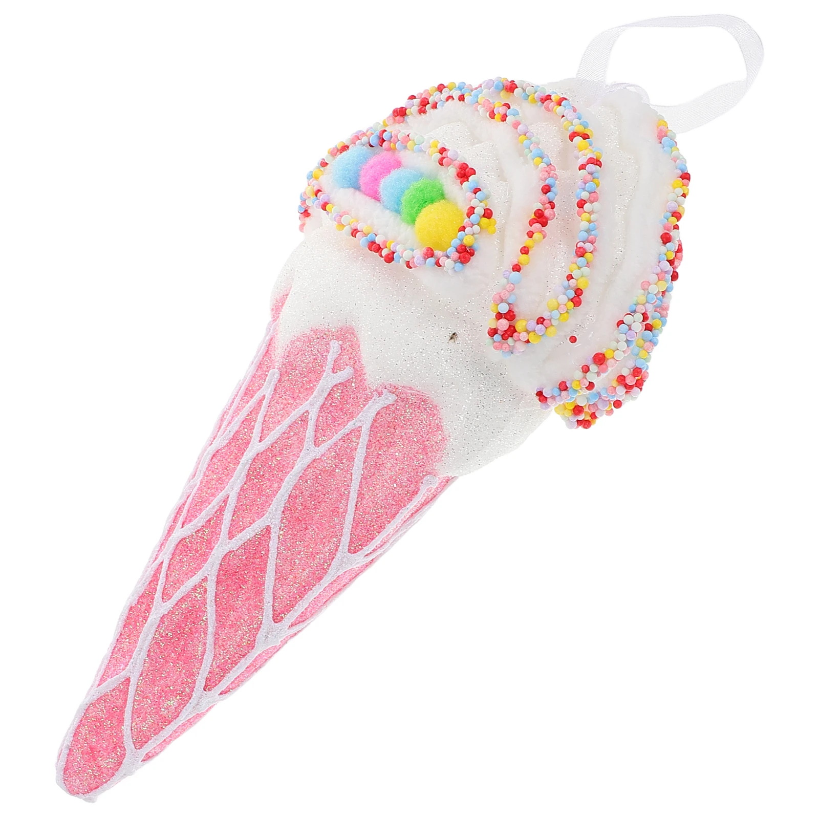 

Ice Cream Props Big Fake Cones Plastic Decorative Birthday Party Model Display Durable Simulation Cone Photos Props Fun Element