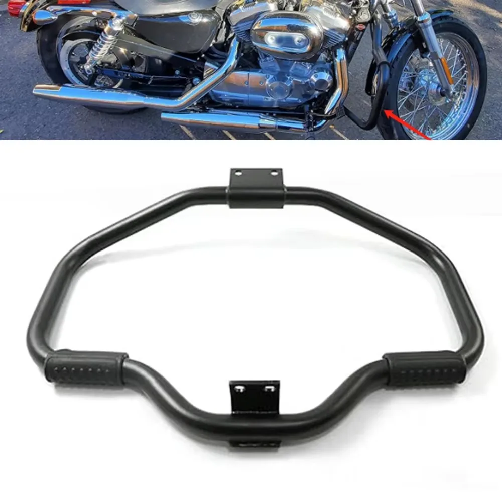 

Highway Crash Bars Bumper Compatible with Harley Sportster XL1200 XL883 Iron 883 2004-2023 Motorcycle Engine Guard Protector