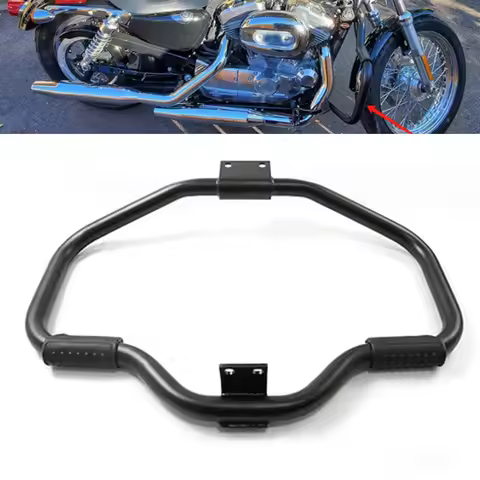 Highway Crash Bars Bumper Compatible with Harley Sportster XL1200 XL883 Iron 883 2004-2023 Motorcycle Engine Guard Protector