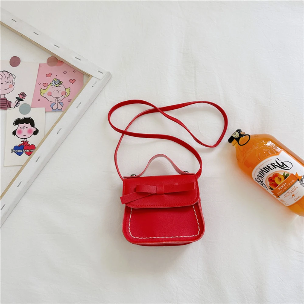 

New children's bags, cute bow single-shoulder bag, trendy mini accessory bag, versatile crossbody bag, coin purse