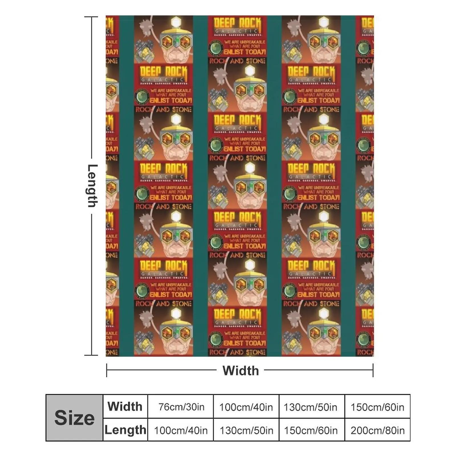 Deep Rock Galactic Throw Blanket Bed Luxury Brand Retros Blankets image 6