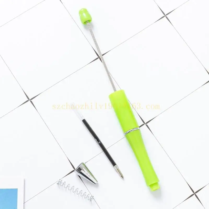 62KA 5 шт., ручка из бисера, сделай сам, пластиковые шариковые ручки с кристаллами и бисером, новые свадебные подарки, подарки для детей, офиса, школы