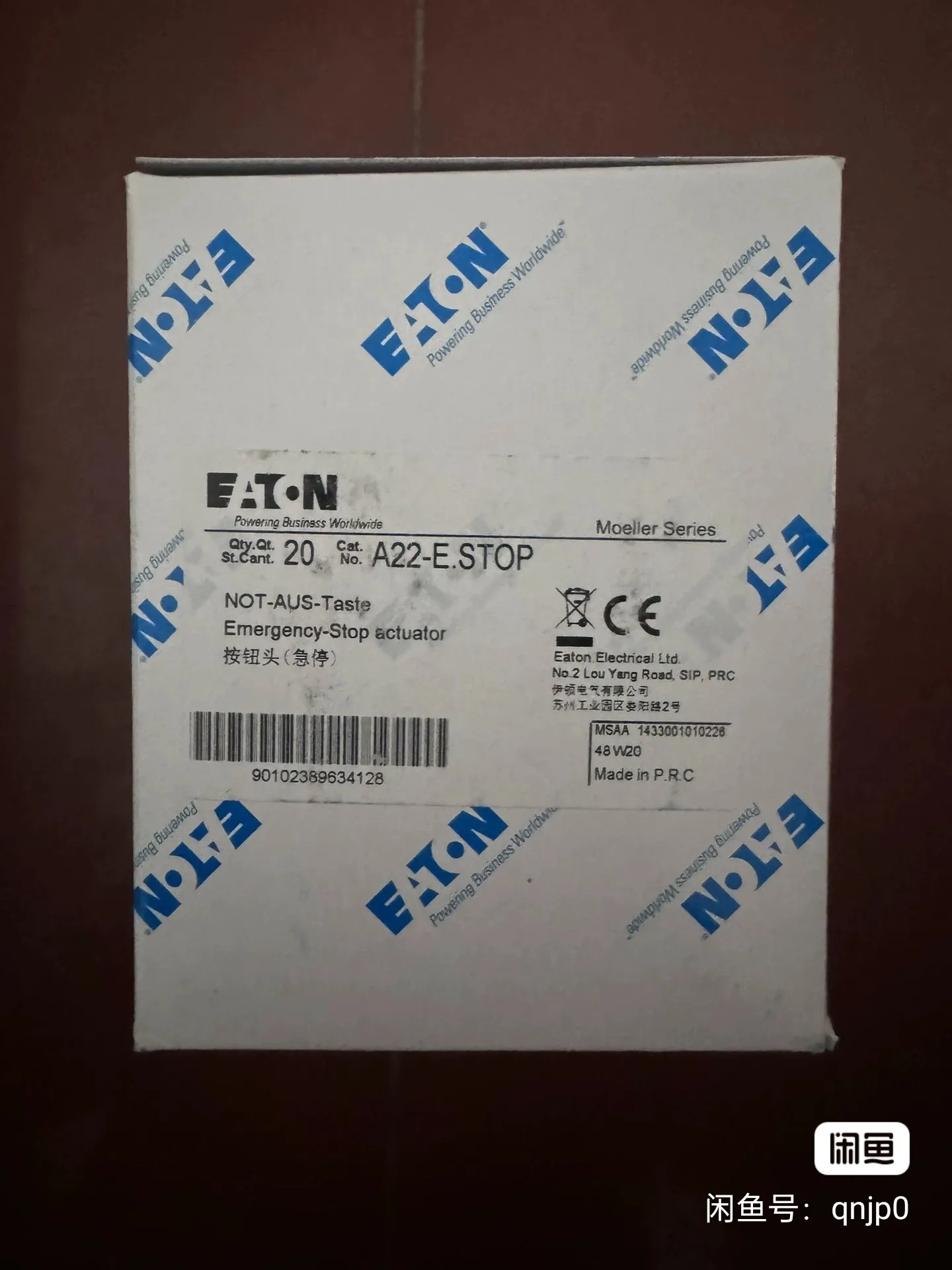 

10PCS New Orginal EATON A22-E. STOP button switch